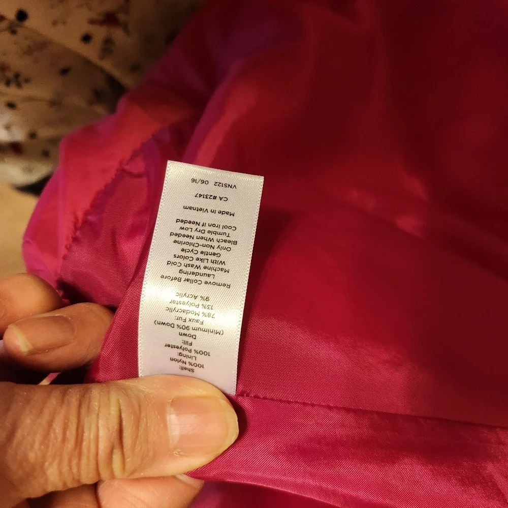 Talbots Women's Pink Quilted Jacket Size 1X Like New - Picture 7 of 7